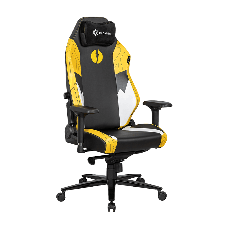 RXGAMER RX-2070-R-B Reclining style na may headrest racing computer leather gaming chair