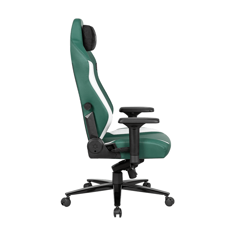 Paano nakakamit ng High Back Adjustable Gaming Chair With Magnetic Headrest na may protective treatment ng PU leather ang tibay, madaling paglilinis at komportableng karanasan? ang