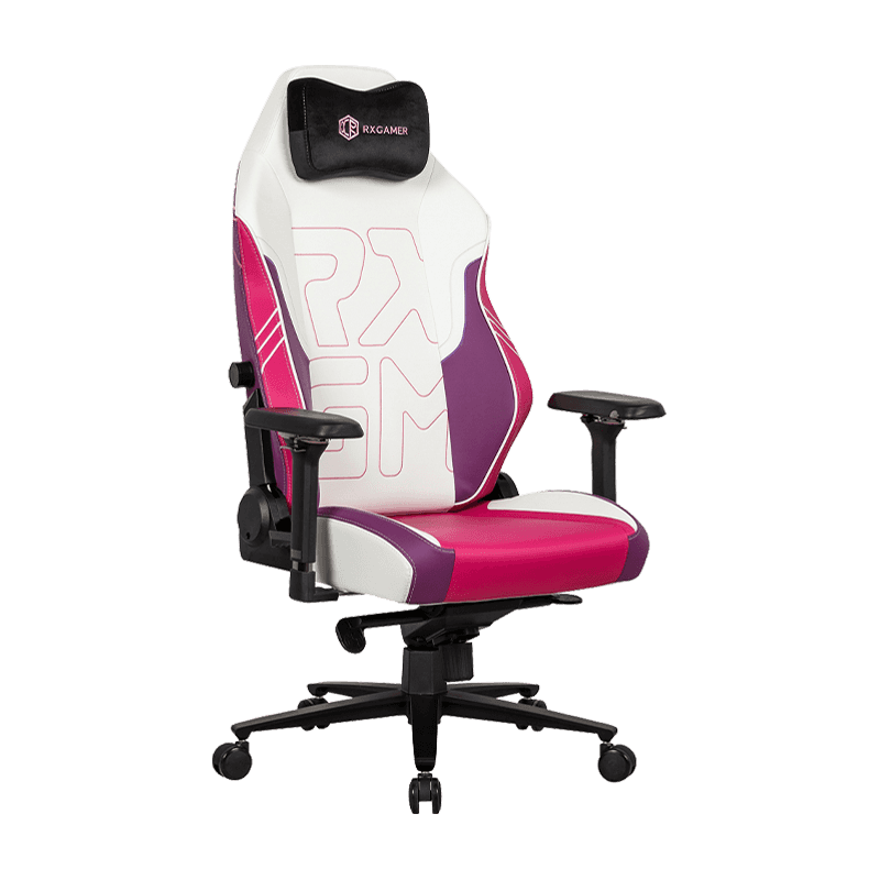 RXGAMER RX-2108R-A Mute Wheel Lumbar Dual Adjustable Ergonomic Swivel Computer Gaming Chair