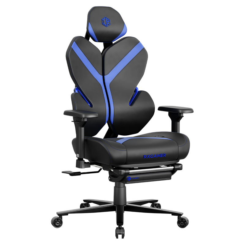 RXGAMER RX-K6-6302 All-in-One Footrest Stable Support Gaming Chair